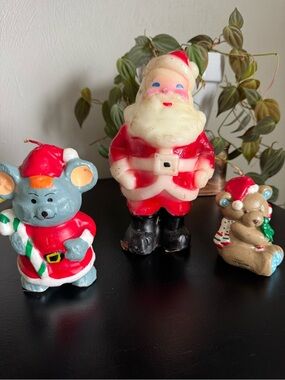 Vintage Holiday Candles